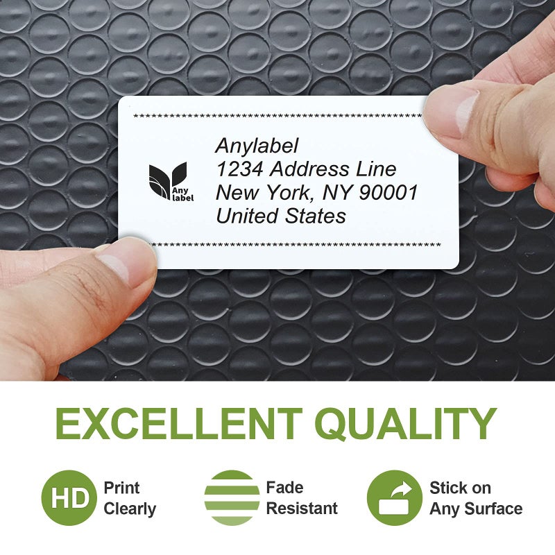 Anylabel Compatible 2-1/8" x 2-3/4" Direct Thermal Labels Replacement for DYMO 30258 Barcodes Address Postage, Compatible with Rollo, DYMO 4XL & Zebra Desktop Printers (16 Rolls, 400 Labels/Roll) - Image 3